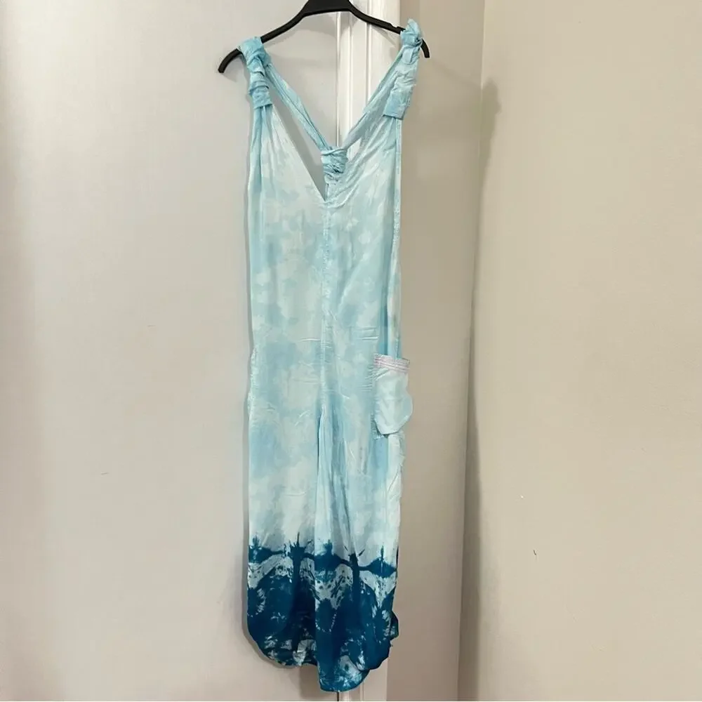 Free People Blue Beach Break Jumpsuit Size Extra Small XS